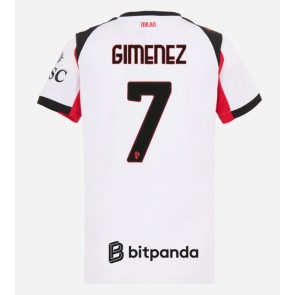 AC Milan Santiago Gimenez #7 Replika Bortatröja Damer 2025-26 Kortärmad